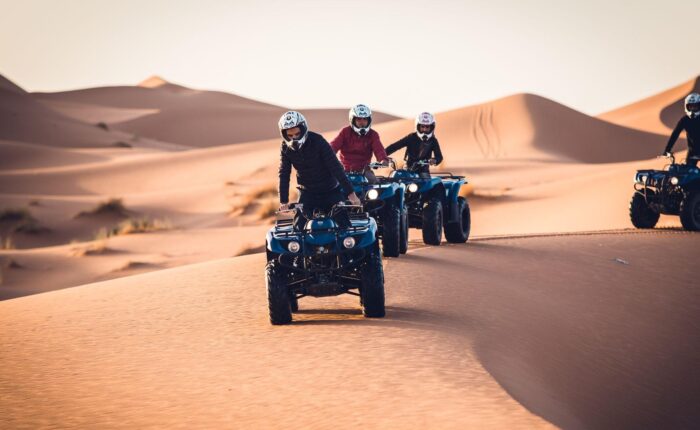 Quad biking in Merzouga desert