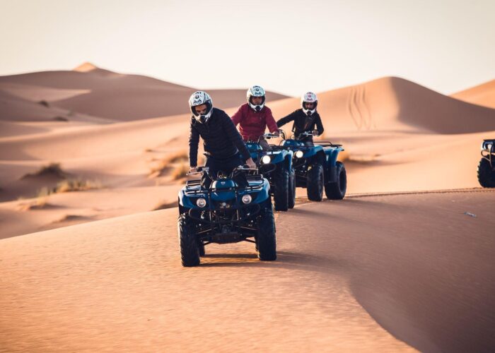 Quad biking in Merzouga desert
