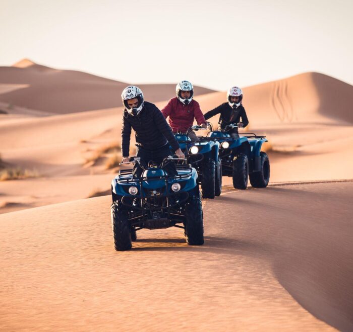 Quad biking in Merzouga desert